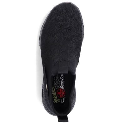 14. Rieker W RKR616 bequeme Schlupfstiefelette, schwarz