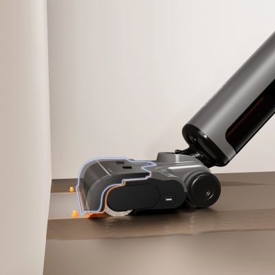 18. UWANT D800 Nass- und Trockensauger mit Wischfunktion und Ladestation – Grau