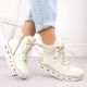 5. Rieker W RKR720 isolierte Sportstiefel, weiß