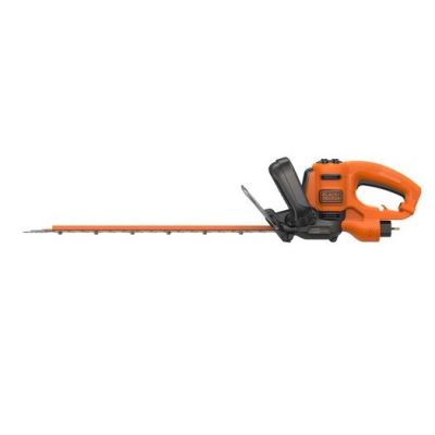 2. Black & Decker Black + Decker Elektro-Heckenschere (500W, 50 cm Schwertlänge, 22 mm Schnittstärke, Bügel-Zweithandgriff und transparentem Handschutz, für mittlere bis große Hecken)