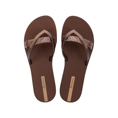 2. Ipanema Kirei Damen-Flip-Flops, modisch und bequem, braun für den Strand