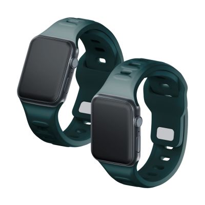 3. 3mk Silikon- Watch für Apple Watch 42 / 44 / 45 / 49 mm – Grün
