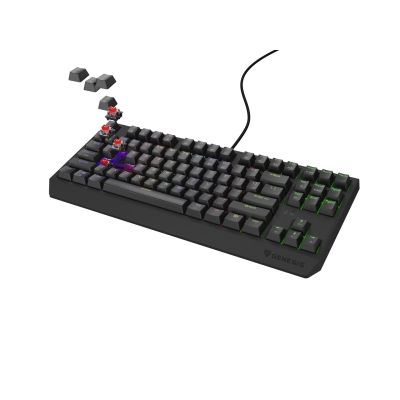 9. GENESIS Thor 230 TKL Gaming-Tastatur USB + RF Wireless + Bluetooth QWERTY Schwarz