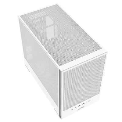 5. XPG VALOR MESH NANO (M-ATX) Midi-Tower-Gehäuse, Weiß (Einzelhandel)