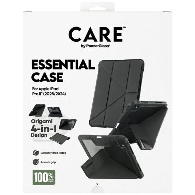 5. Care by PanzerGlass Y-Fold-Hülle für iPad Pro 11" 2025 / 2024 - Schwarz