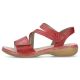 14. Rieker W RKR685 bequeme Ledersandalen rot