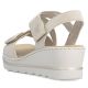 3. Beige Keilsandalen für Damen Rieker 67410-62