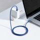 10. Baseus CAJY000603 USB-C – USB-C PD-Kabel 100 W 5 A 480 Mbit/s 1,2 m – blau