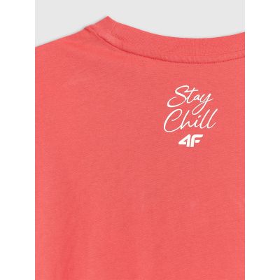 7. Herren-T-Shirt mit Aufdruck, regulär, Größe 4F 4FRSS26TTSHM4304-63S