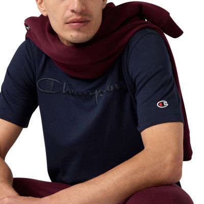 15. Herren Champion SS Tee Marineblau 220273 BS501