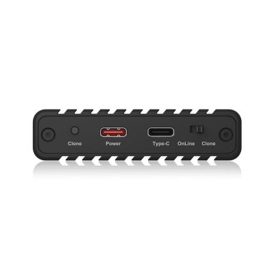 6. IcyBox-Adapter mit Klonfunktion für M.2 NVMe SSD USB 3.2 Gen2 (Einzelhandel)