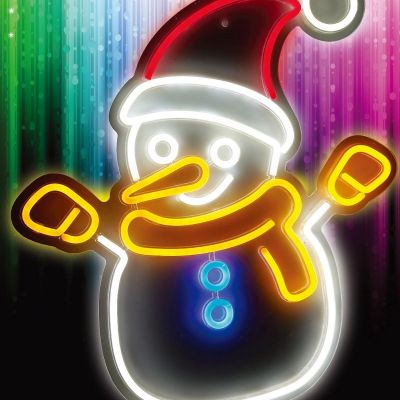 8. NEON-SCHNEEMANN-WANDLAMPE