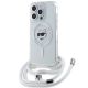 Karl Lagerfeld IML Choupette Head & Cord MagSafe Hülle für iPhone 14 Pro – transparent