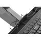 6. Einzelner, wandmontierter Monitorarm mit LCD-Bildschirm und Tastatur, max. 32 Zoll, max. 8 kg, neig- und schwenkbar