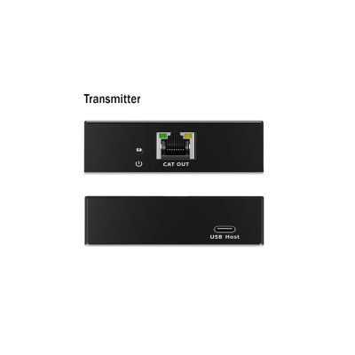 3. Verlängerungskabel (Extender) über verdrilltes Paar Kat. 6A USB 3.1 Gen1 bis zu 100 m, 3x USB-A, 1x USB-C bis zu 5 Gbit/s, 1x RJ45 (Gigabit Ethernet) - Set (Empfänger/Sender)