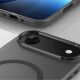 8. Magnetische Schleifhülle für iPhone 17 Air, kompatibel mit MagSafe, Mattschwarz