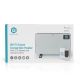 9. Nedis HTCO50WTW Heizlüfter für den Innenbereich, weiß, 2000 W, elektrischer Konvektor