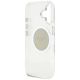 7. Guess IML Metal Colored Circle Classic Logo MagSafe Hülle für iPhone 16 - Grau