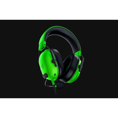6. Razer BlackShark V2 X Kabelgebundenes Gaming-Headset mit Kopfbügel, Grün, Schwarz