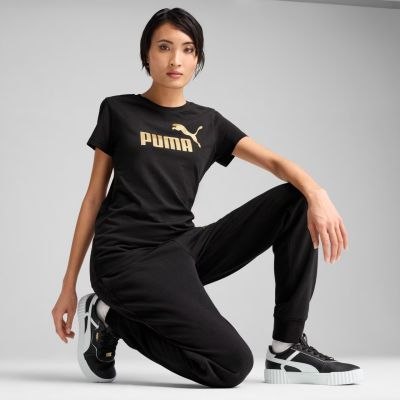 15. Puma Ess Metallic Nr. 1 Logo T-Shirt W 631536 51