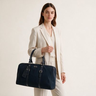 8. Paul&Shark Herren-Reisetasche aus marineblauem Stoff 25418108-13 – Stilvoll und strapazierfähig