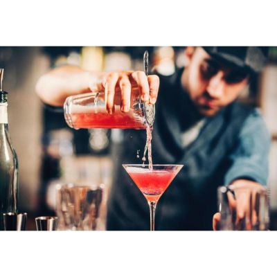 8. BARTENDER-SET 5-TEILIG GETRÄNKESHAKER ALPINA ZUNGE