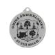 Metallmedaille mit Gravur auf Laminat