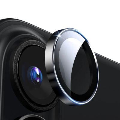 9. ESR Armorite gehärtetes Glas für iPhone 16 / 16 Plus Kamera – Schwarz