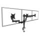 28. MACLEAN 3-Monitor-Halterung, Gasfeder, 17"-27", 2-8 kg, Schwarz MC-137