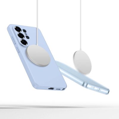 4. Tech-Protect Silikon-MagSafe-Hülle für Samsung Galaxy S26 Ultra – Blau