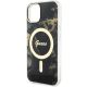 6. Guess, GUHMP14MHTMRSK iPhone 14 Plus 6,7" schwarz/schwarzes Hardcase Golden Marble MagSafe