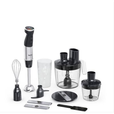 14. Tefal Quickchef+ HB67G830 Stabmixer 0,8 l 1000 W Schwarz, Edelstahl