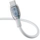4. Baseus Pudding 100W USB-A - USB-C Kabel 1,2 m - Weiß