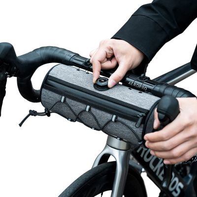 6. Rockbros TL002 ROAD TO SKY 1,5L Lenkertasche, wasserdicht – Grau