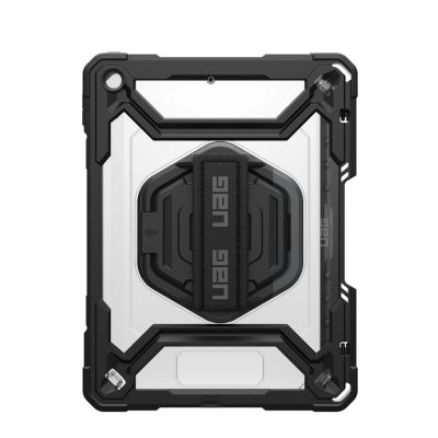 12. UAG Plasma HS Kickstand – Schutzhülle mit Apple Pencil-Halterung, Handauflage und Ständer für iPad 10,9" 10. Generation / 11" (A16) (Eis/Schwarz)