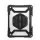 12. UAG Plasma HS Kickstand – Schutzhülle mit Apple Pencil-Halterung, Handauflage und Ständer für iPad 10,9" 10. Generation / 11" (A16) (Eis/Schwarz)