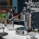 9. La Pavoni Milano manueller Hebel-Espressokocher, silber