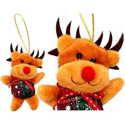 6. Weihnachts-Rentier-Kugelanhänger 22 cm