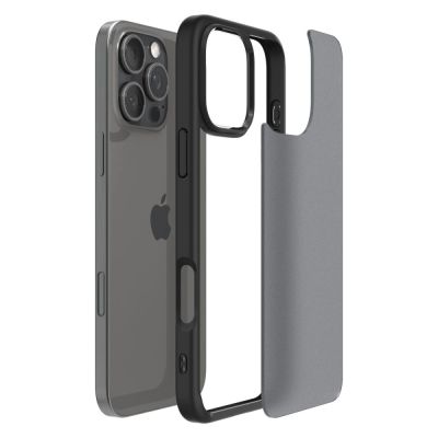 6. Spigen Ultra Hybrid-Hülle für iPhone 16 Pro – Schwarz