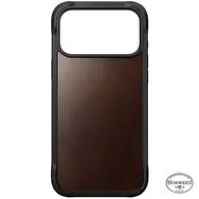 8. Nomad Robuste Lederhülle für 17,5 cm (6,9") Mobiltelefone, Braun