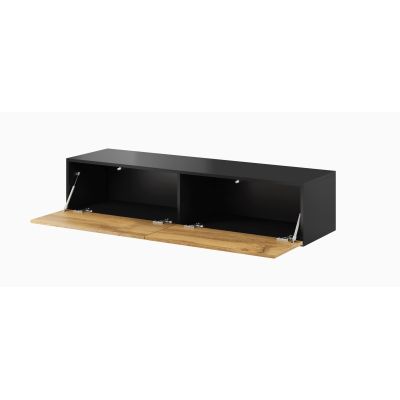 2. TV-Schrank VIGO '140' 30/140/40 schwarz/wotan Eiche