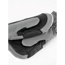 VIKING Norvika Mitten Ski Lady Damen-Skihandschuhe, grau mit weißem Leder, Größe 8