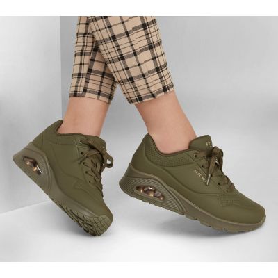 6. Skechers Uno Stand On Air Schuhe Grün W 73690-OLV