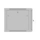 5. LANBERG Wandregalschrank 19" 9U 600x600 GRAU PERFORATIONSTÜREN (Flachverpackung)