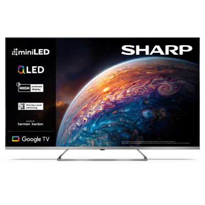 7. SHARP 55JP7265E QLED 55" 4K Ultra HD Google TV Dolby Digital Plus Schwarz