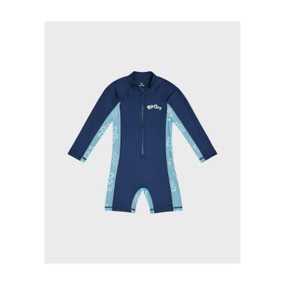 Jungen Lycra RIP CURL Ride The Wave Upf Langarmshirt Sp-Boy blau
