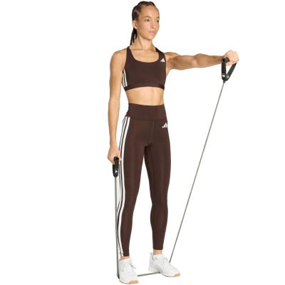 6. Damen adidas Optimé Essentials 7/8 Leggings Braun KC2947