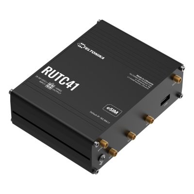 2. Teltonika RUTC41 WLAN-Router Gigabit Ethernet Dualband (2,4 GHz/5 GHz) 5G Schwarz