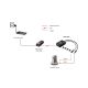 7. LevelOne POS-1002 Netzwerk-Splitter mit PoE-Unterstützung, Schwarz
