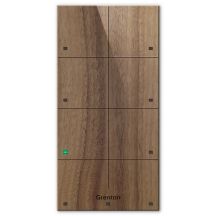 Grenton-Touchpanel / 8 Touchfelder / TF-Bus / dunkle Holzfront